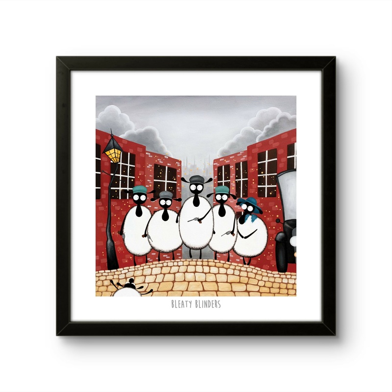 Bleaty Blinders – 10 Print|Print only|Black frame|White frame