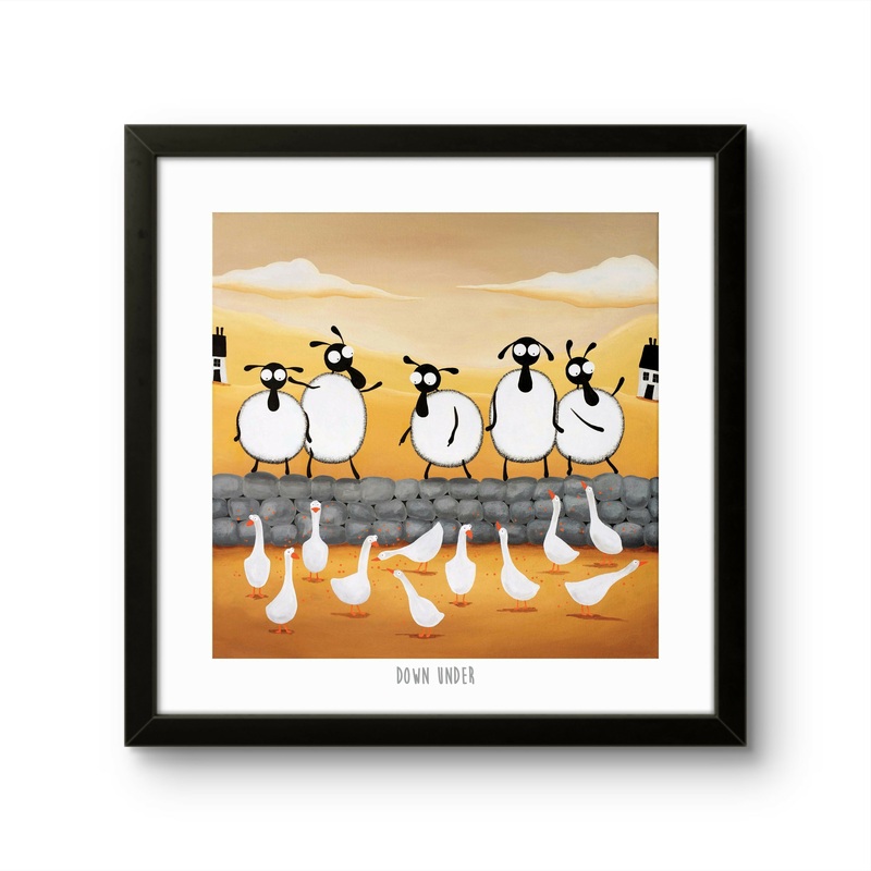 Down Under – 10 Print|Print only|Black frame|White frame