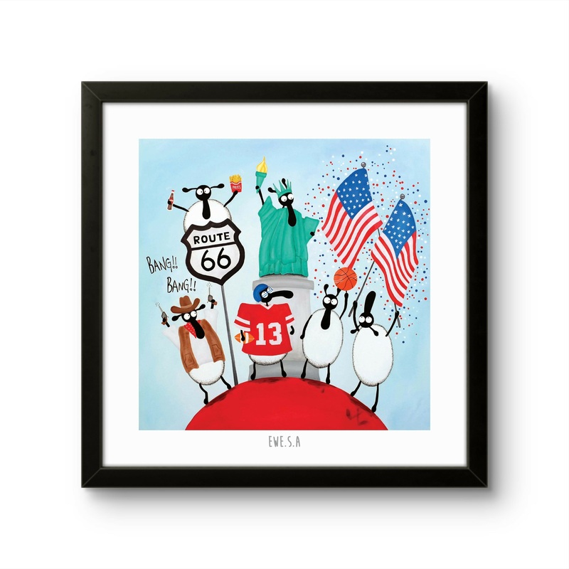 Ewe.S.A – 10 Print|Print only|Black frame|White frame