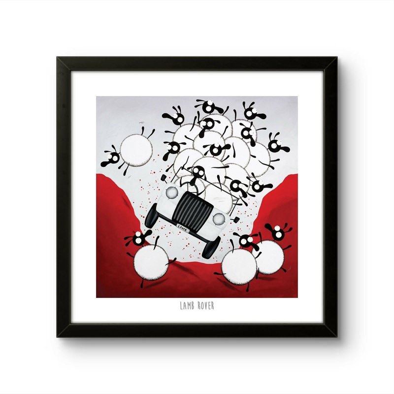 Lamb Rover – 10 Print|Print only|Black frame|White frame