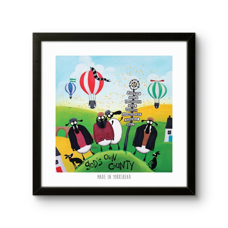 Made In Yorkshear – 10 Print|Print only|Black frame|White frame