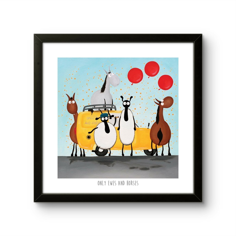 Only Ewes And Horses – 10 Print
