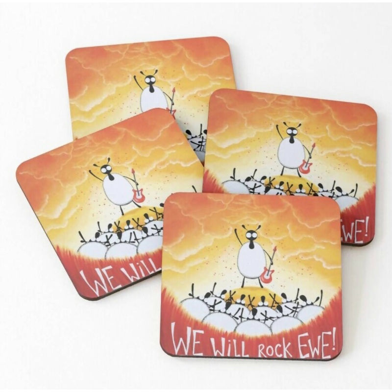 We Will Rock Ewe! – Coaster|ROCKCT