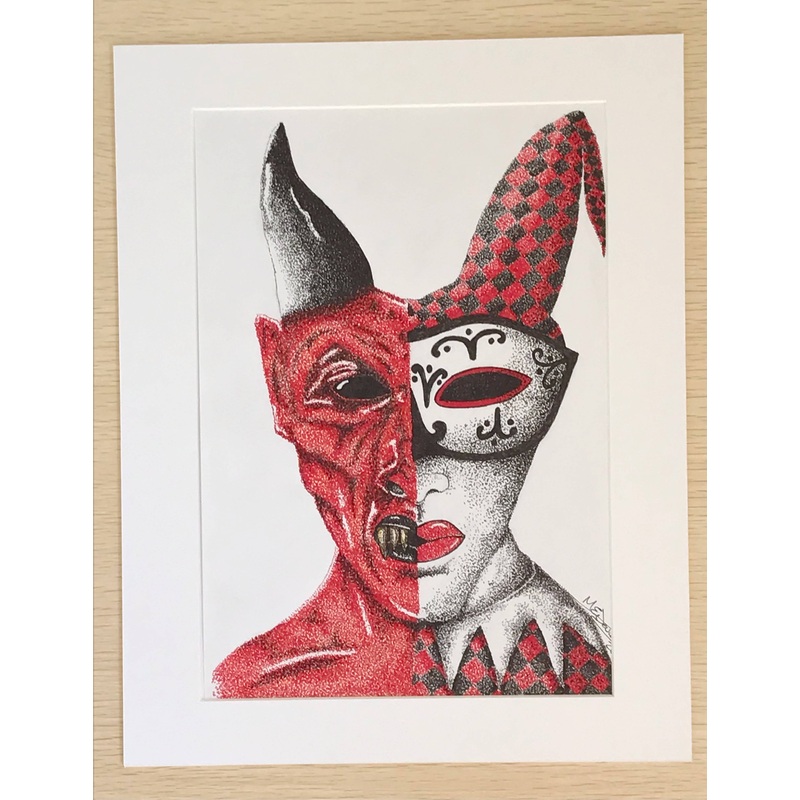 Behind the Mask|Black Mount|White Mount