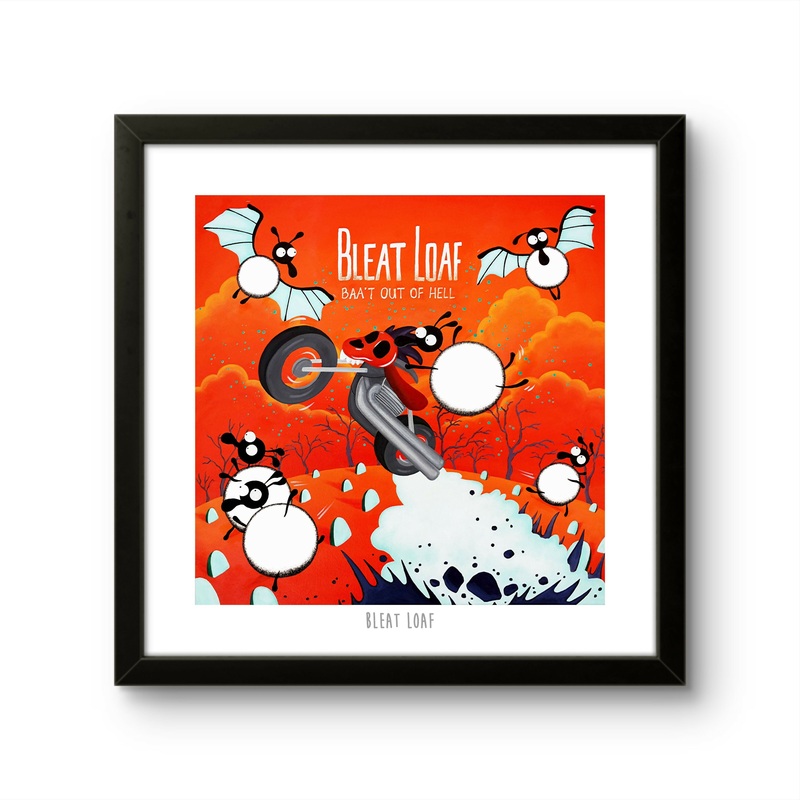 Bleat Loaf – 10 Print|Print only|Black frame|White frame