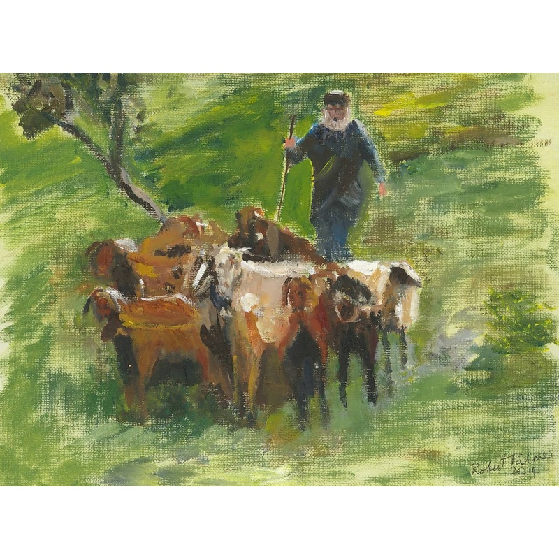 Cretan Goather Print