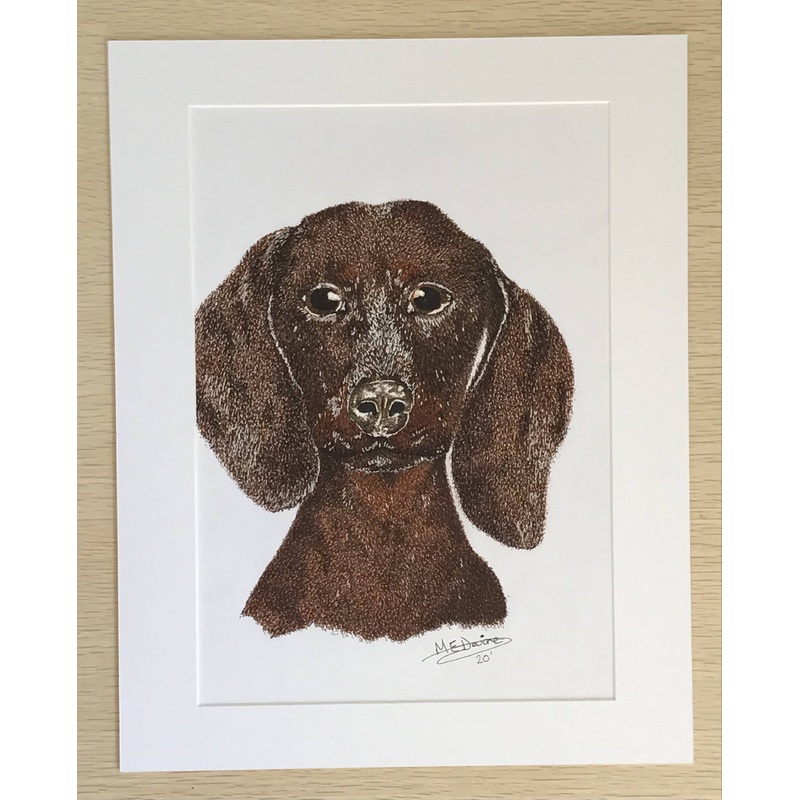 Dachshund|Black Mount|White Mount