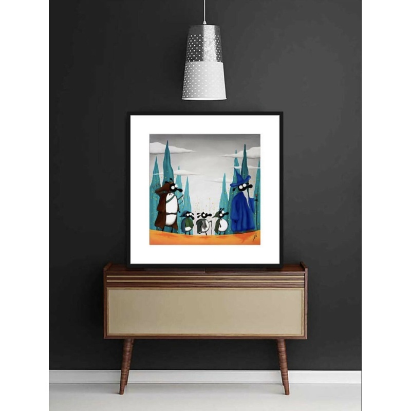 Fellowsheep Of The Ring – 20 Framed Limited Edition Print