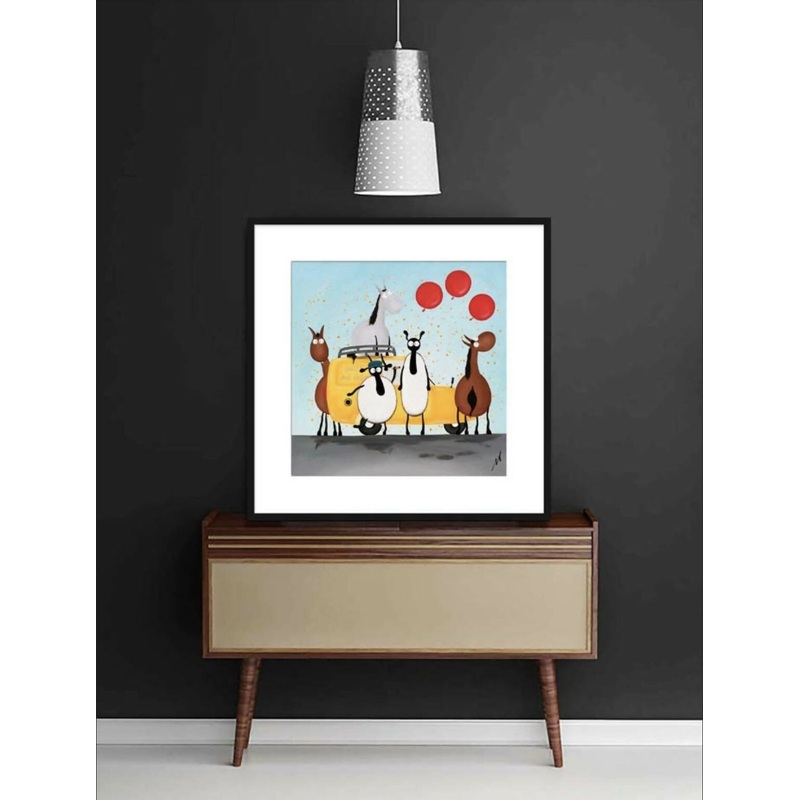 Only Ewes and Horses – 20 Framed Limited Edition Print