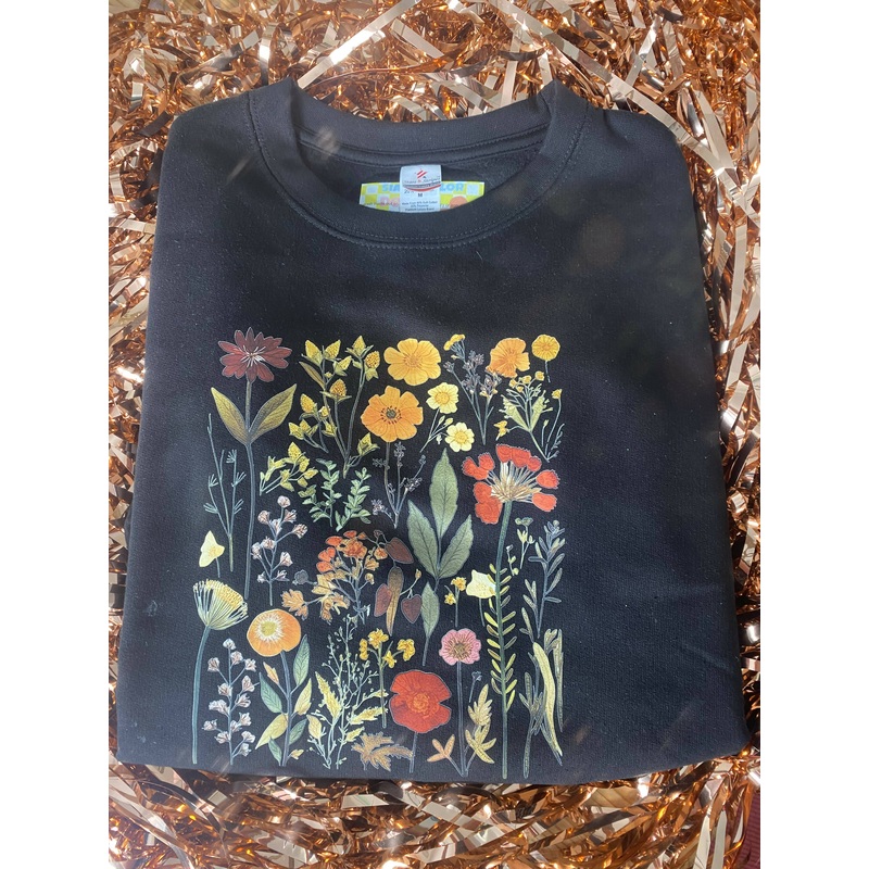 Pressed Flower Sweatshirt – XXL