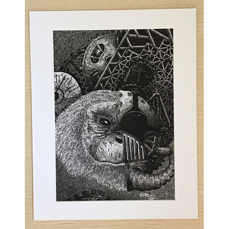 Steampunk Chimp|Black Mount|White Mount