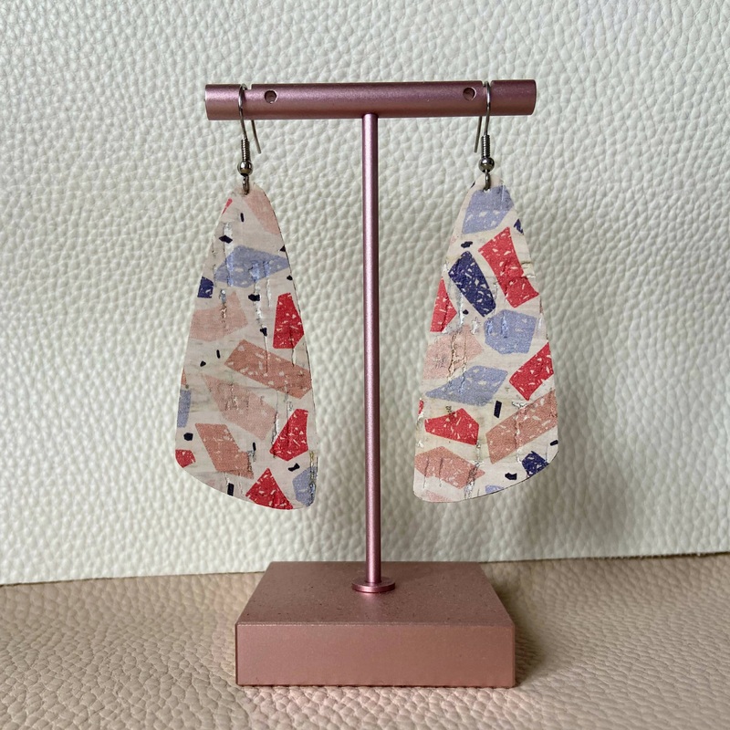 Terrazzo Cork Earrings