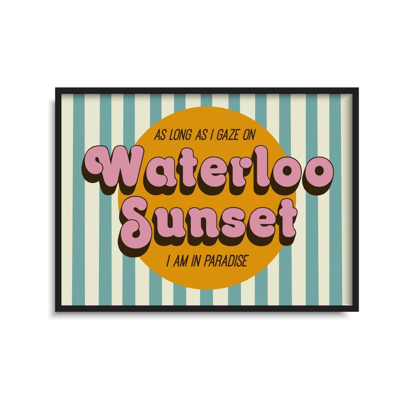 Waterloo Sunset Print|A4|A5|A3