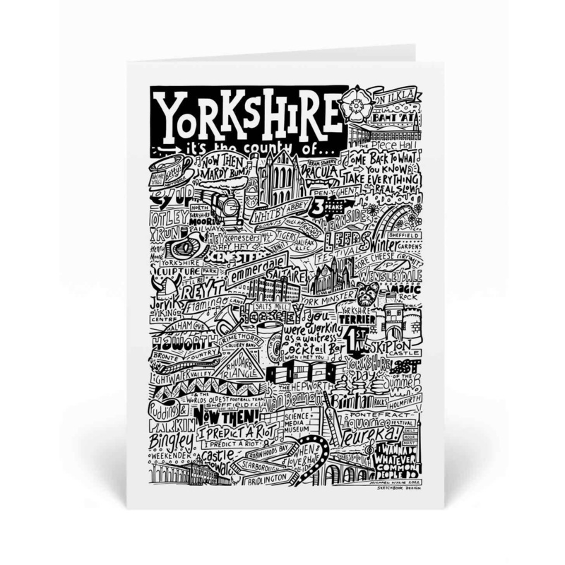 Yorkshire Landmarks Greeting Card