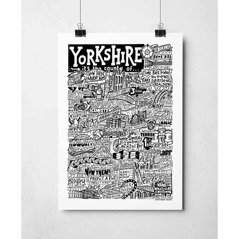 Yorkshire Landmarks Print