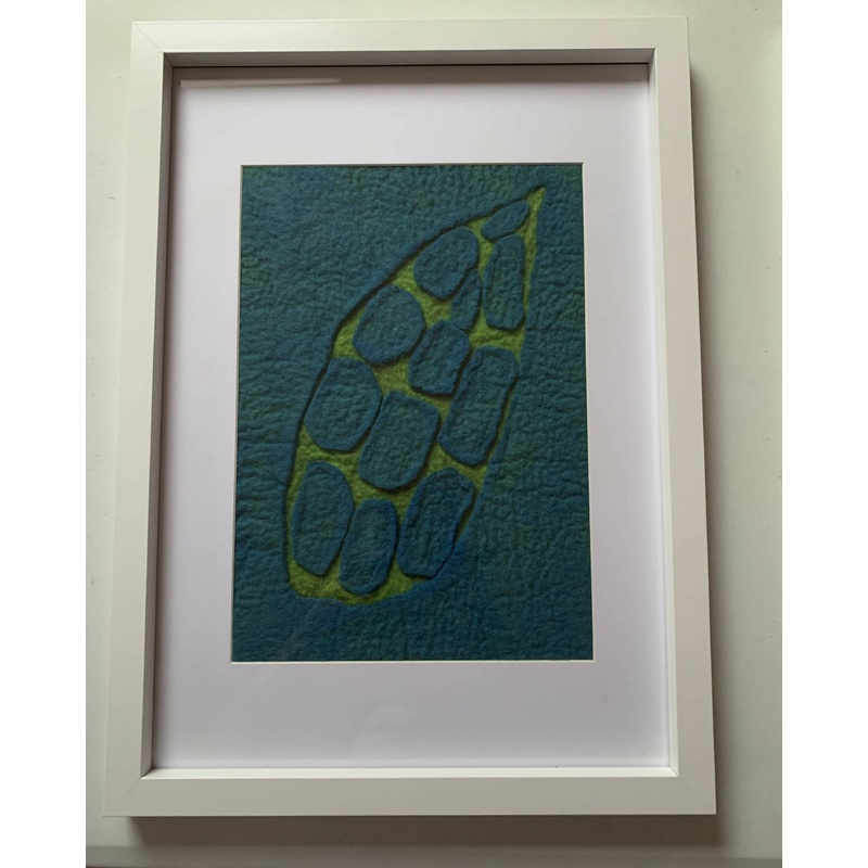 A3 Framed Leaf Felt Art Picture