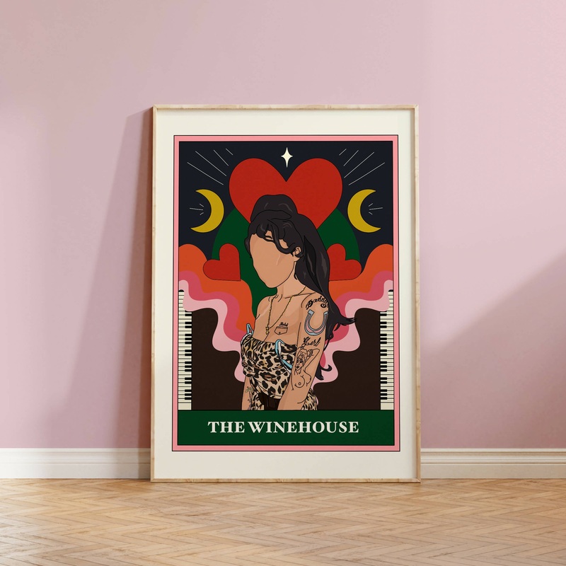 Amy Winehouse Tarot Print|A4|A3|A5