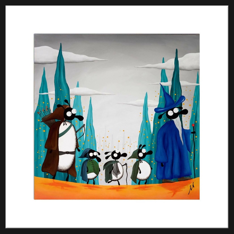 Fellowsheep Of The Ring – 16 Limited Edition Print