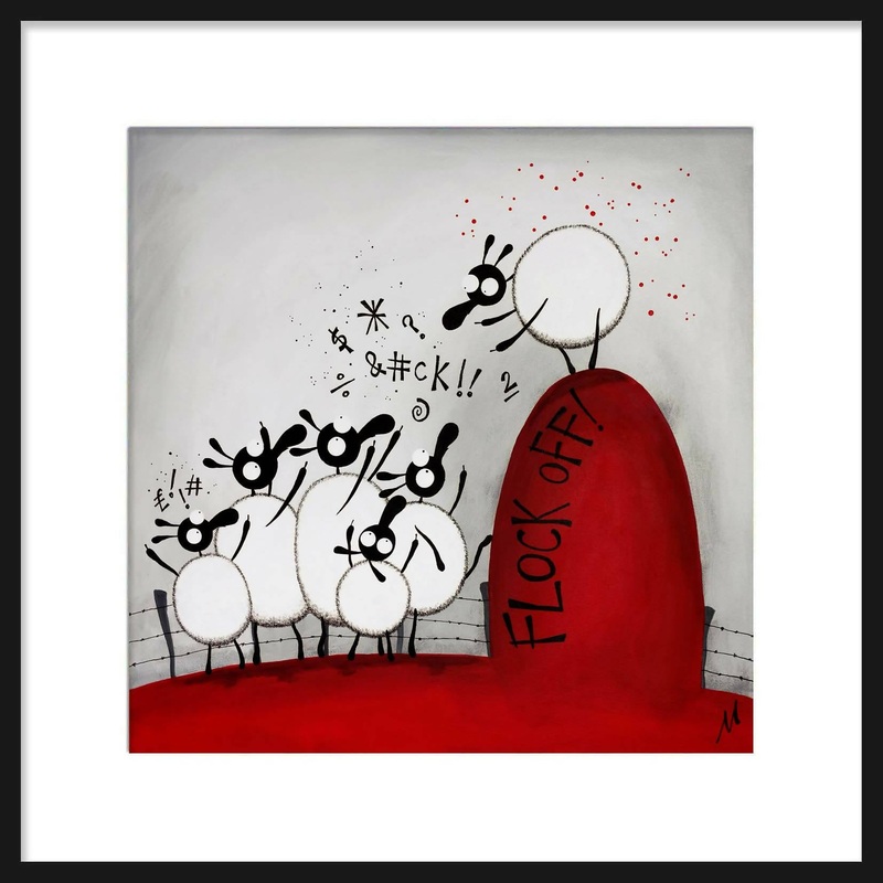 Flock Off! – 16 Limited Edition Print
