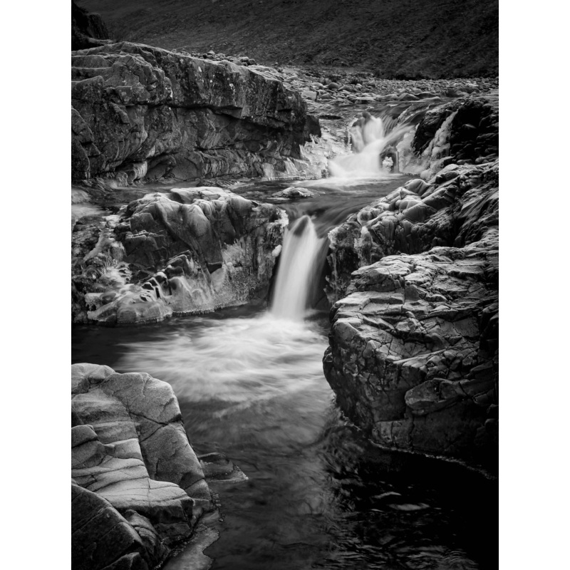 Glen Etive – frosty Day 1 (B/W)