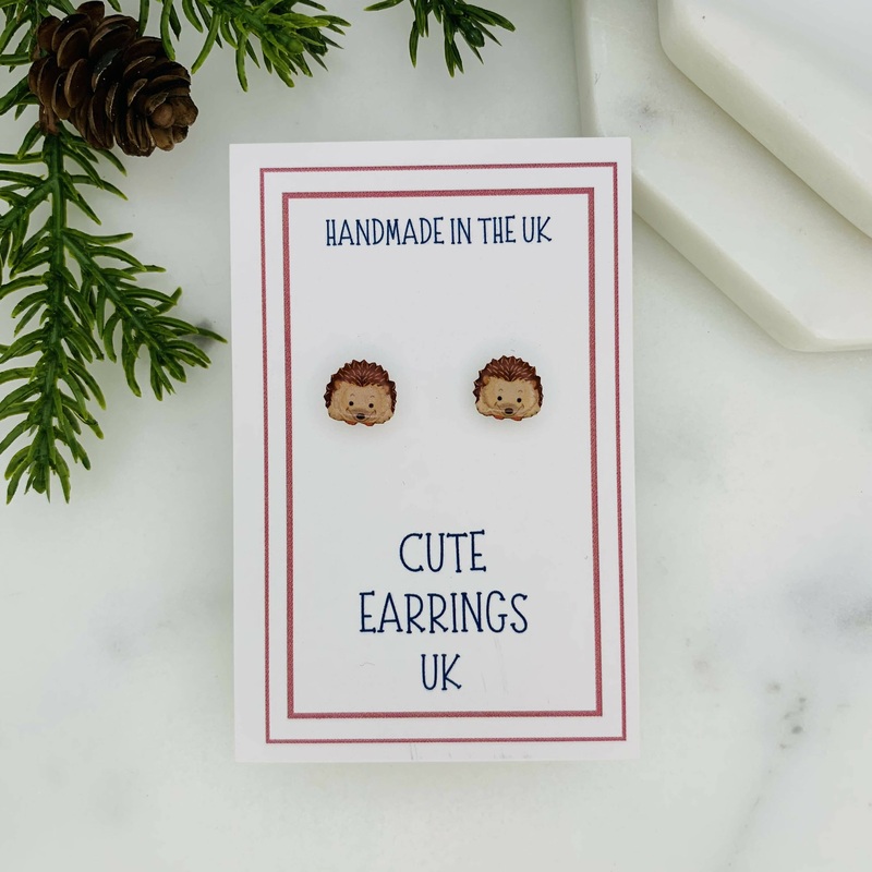 Hedgehog Stud Earrings