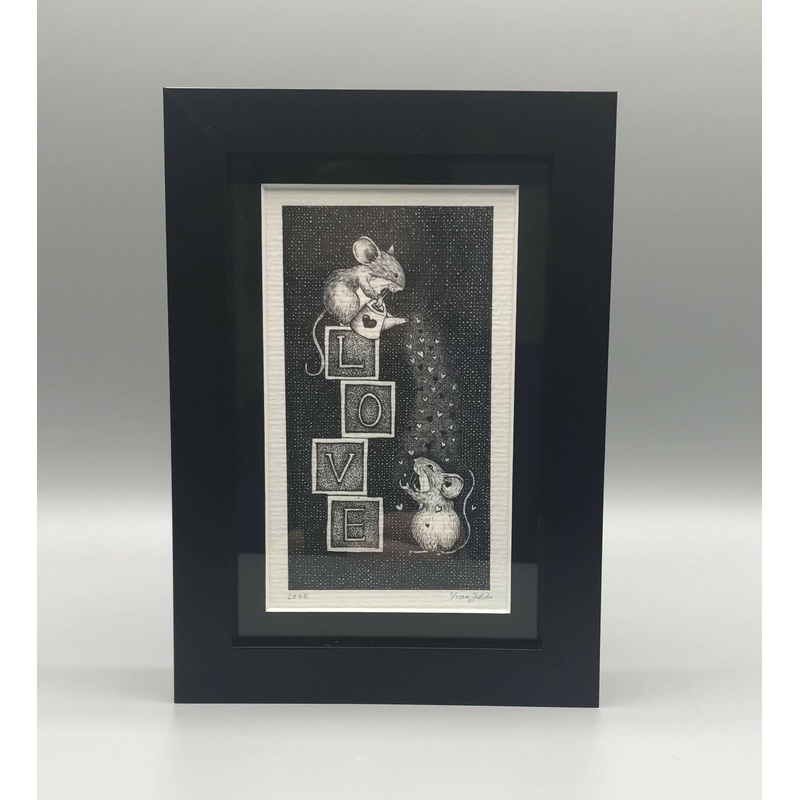 Love – Framed Limited Edition Print by Jenny Davies