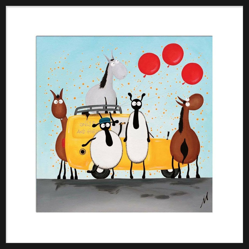 Only Ewes And Horses – 16 Limited Edition Print