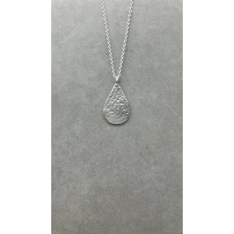 Rain Drop Textured Pendant