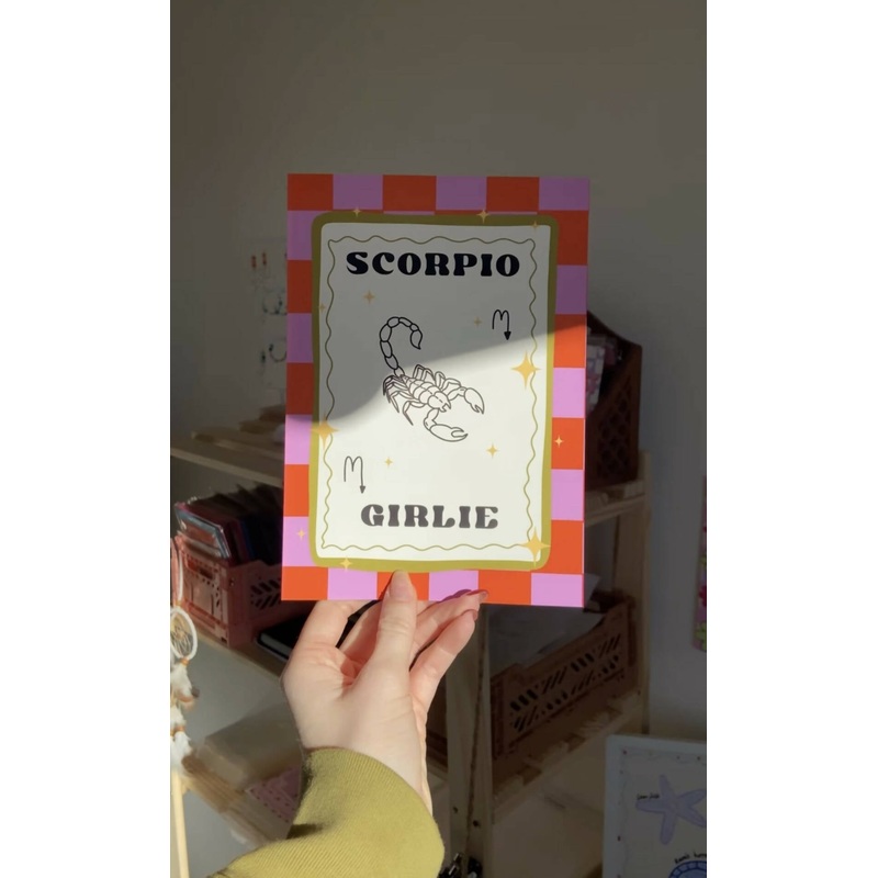 Scorpio Girlie Print A5