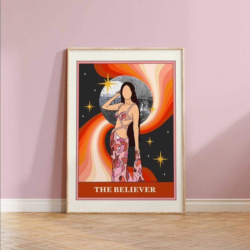 The Believer Cher Tarot Print|A4|A3|A5