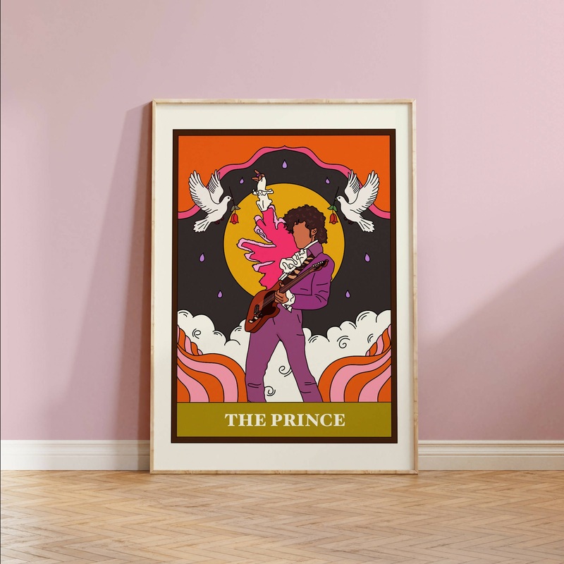 The Prince Tarot Print|A4|A3|A5