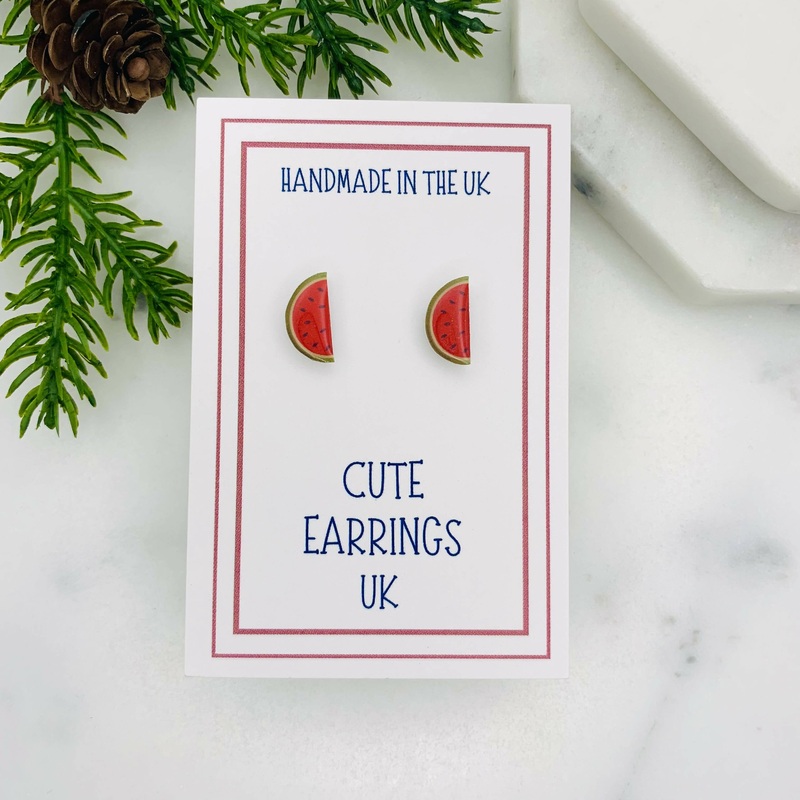 Watermelon Stud Earrings