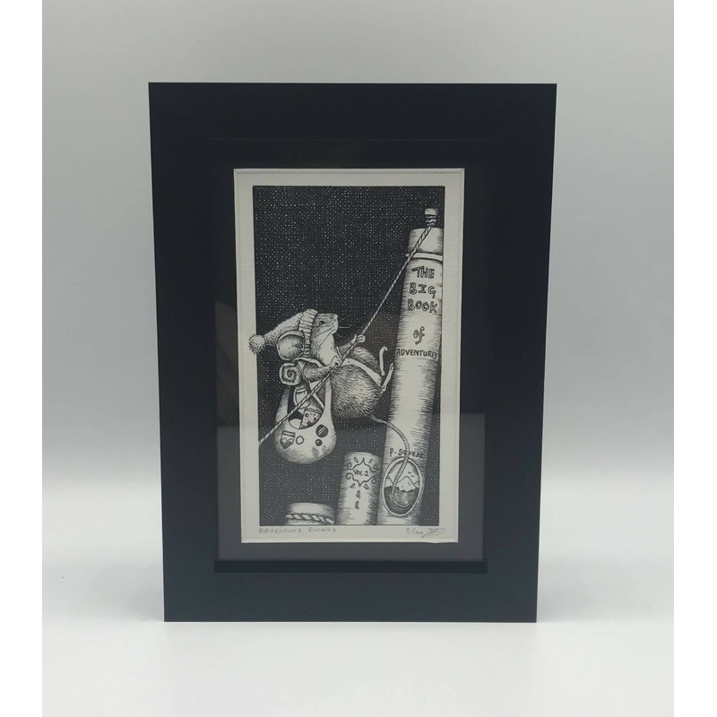 Adventure Awaits – Framed Limited Edition Print – By Jenny Davies