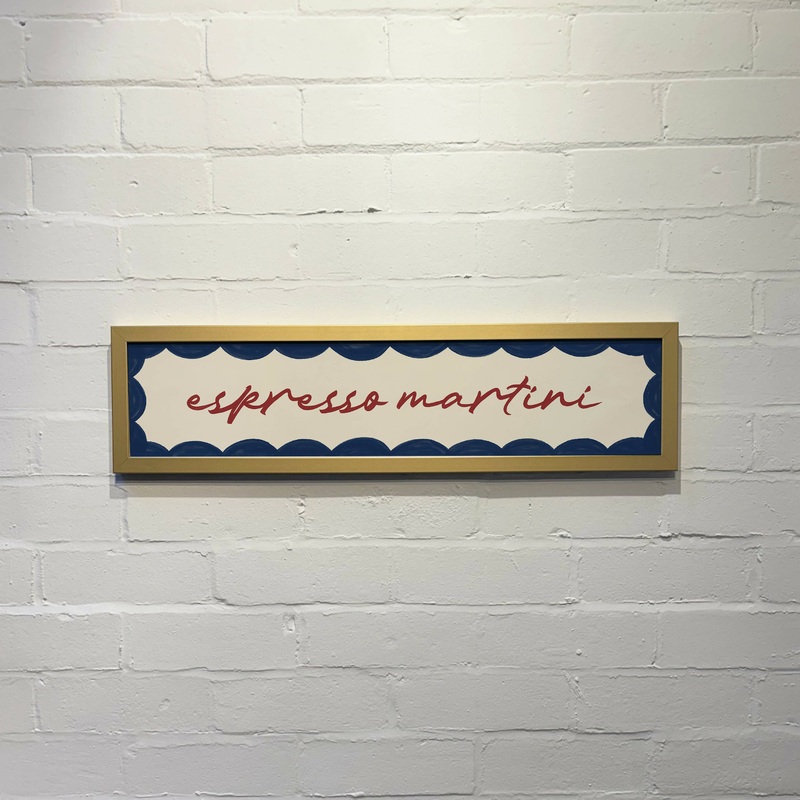 Espresso Martini Framed Cocktail Print