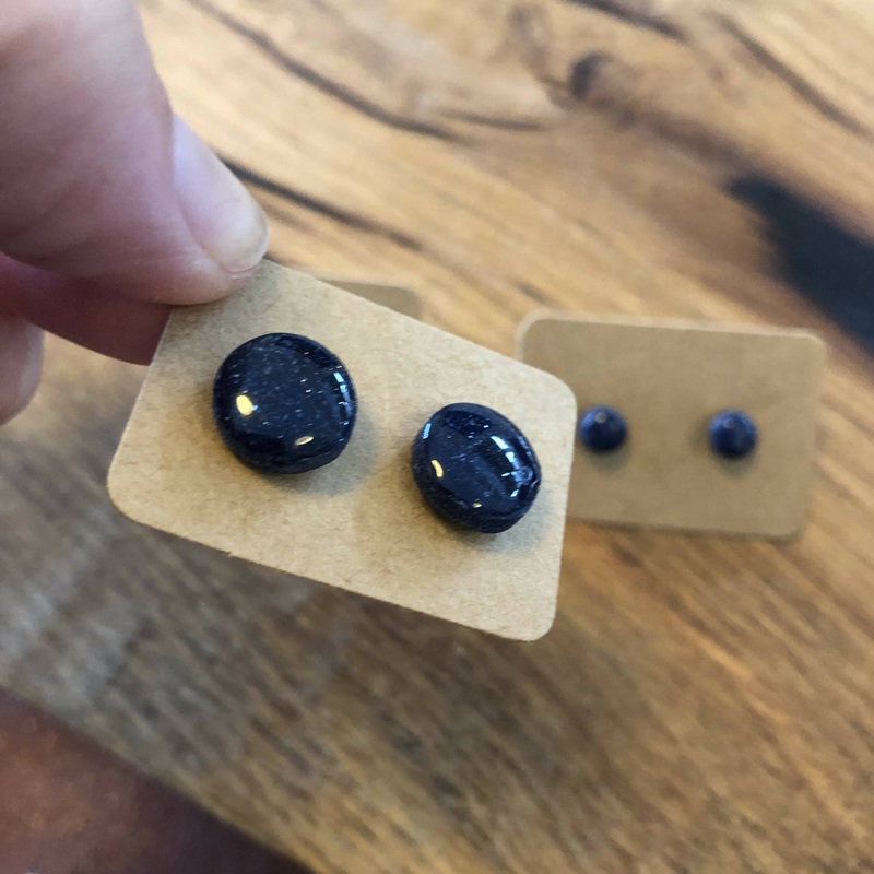 Glitter Collection Polymer Clay Earrings: Medium