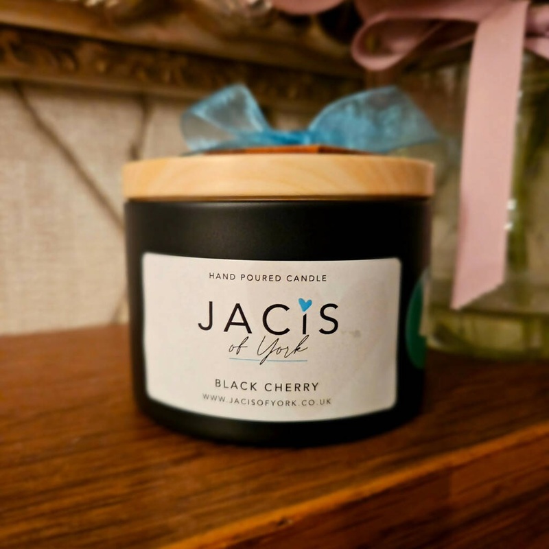 Jacis of York 230ml Scented Botanical Candle – Black Cherry