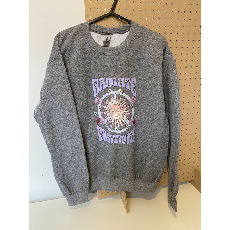 Radiate Positivity Grey Sweatshirt