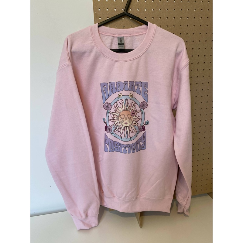 Radiate Positivity Pink Sweatshirt