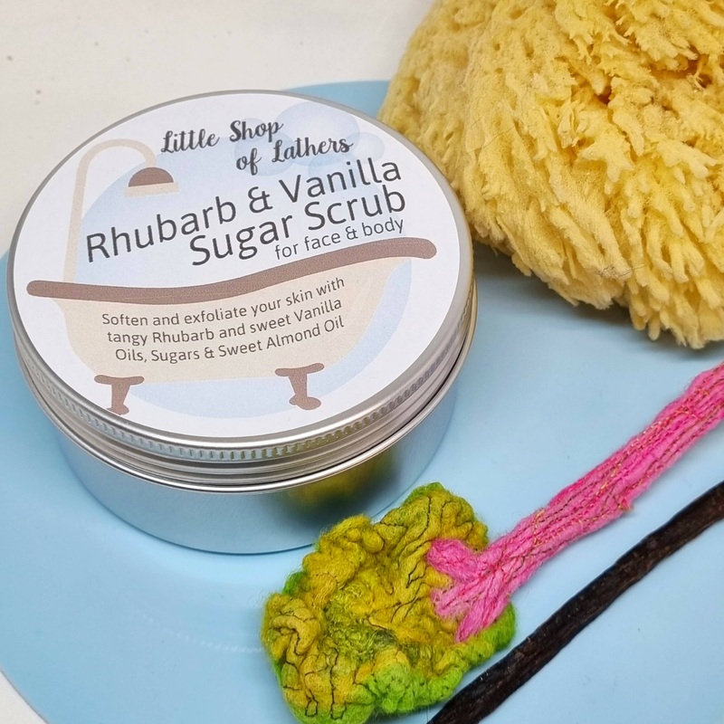 Rhubarb & Vanilla Exfoliating Body Sugar Scrub