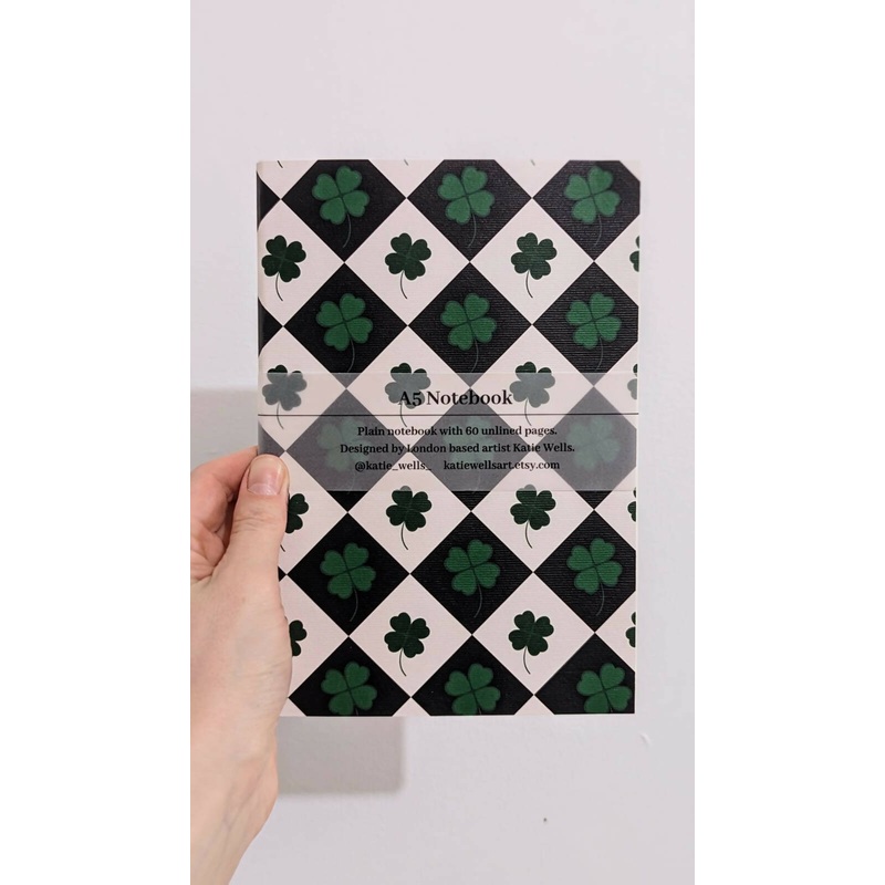 A5 4 Leaf Clover Notebook