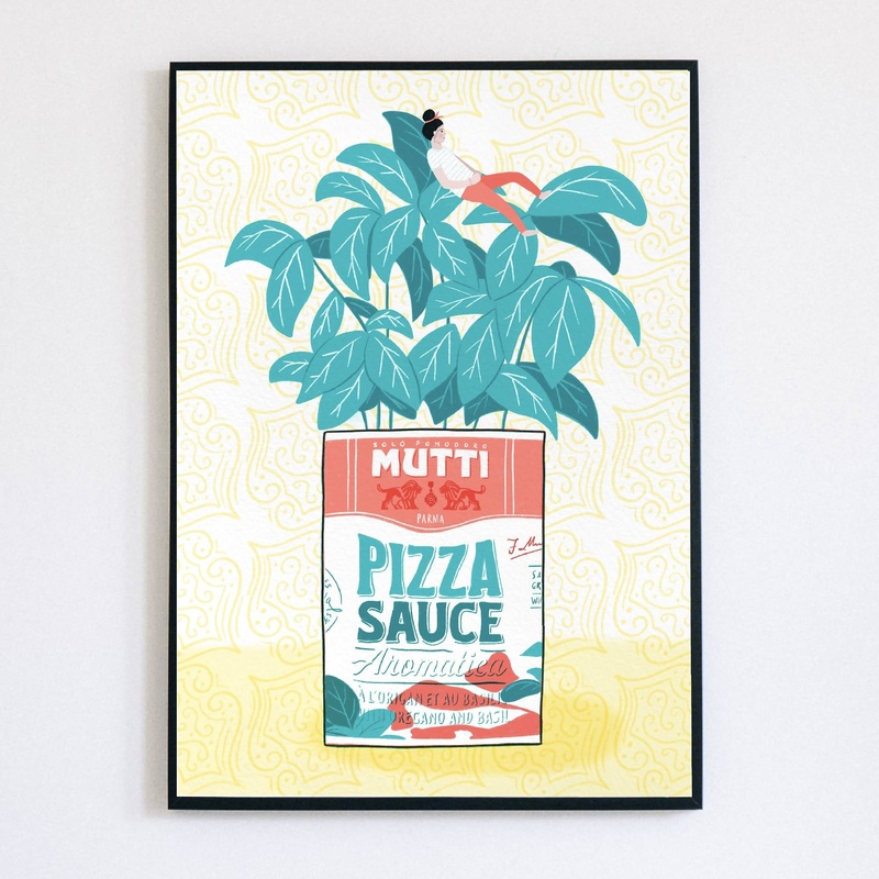 Basil Lady – Art Print|A4|A3|A5