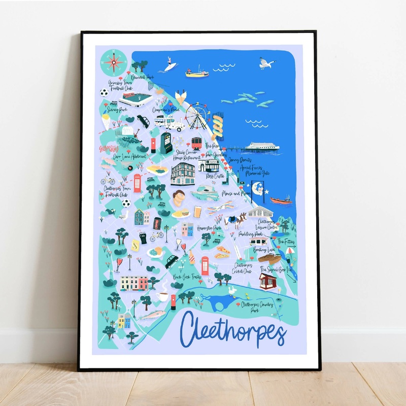 Cleethorpes Art Print|A3|A5|A4