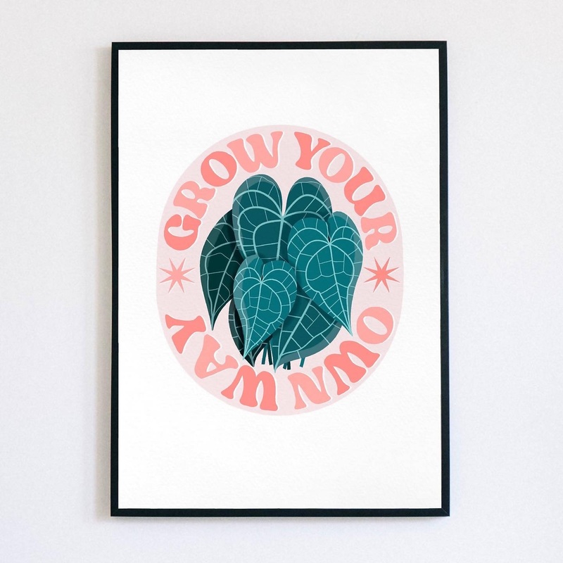 Grow Your Own Way – Art Print|A4