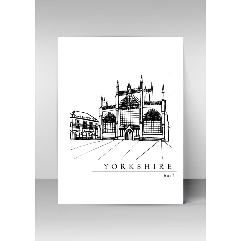 Hull Illustration Print|Hull Illustration Print – A5|Hull Illustration Print  – A4|Hull Illustration Print – A3
