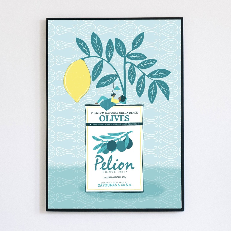 Lemon Lady – Art Print|A4|A3|A5