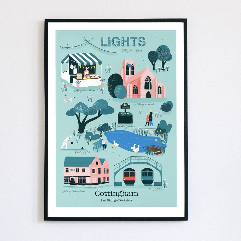 Light Cottingham Art Print|A3|A4