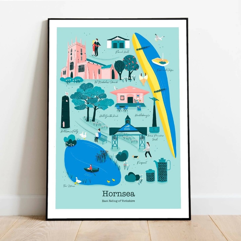 Light Hornsea Art Print|A4|A3