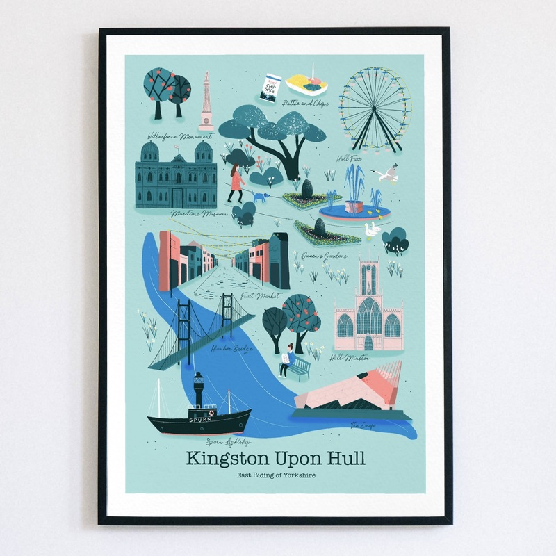 Light Kingston upon Hull Art Print