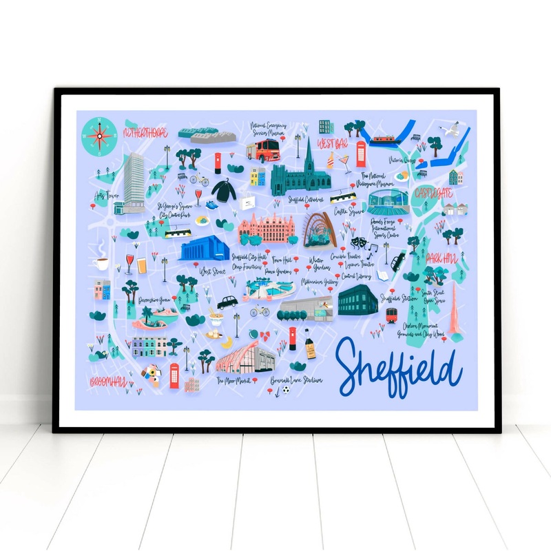 Sheffield Art Print|A3|A5|A4