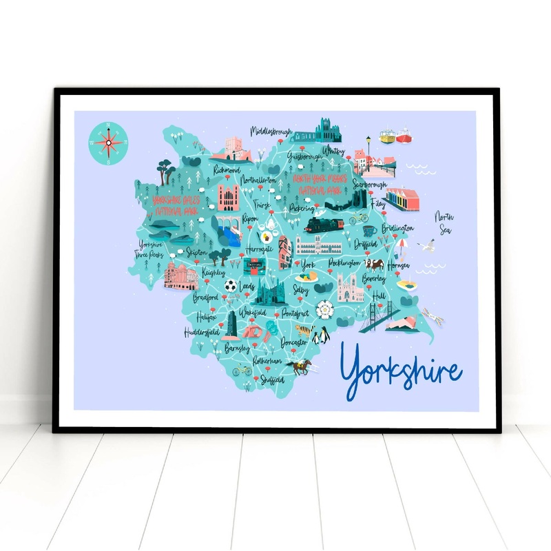 Yorkshire Art Print|A5|A3|A4